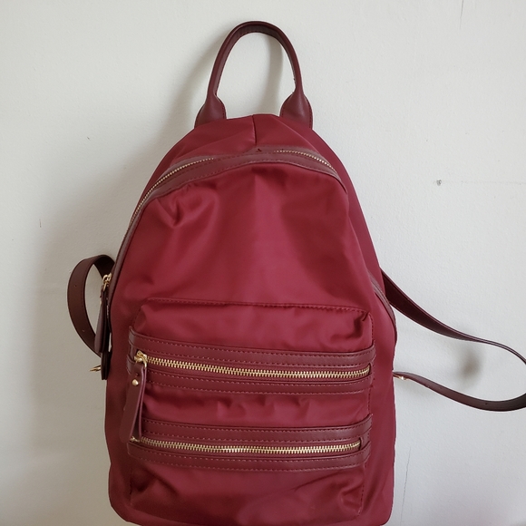 Burgundy backpack - Picture 1 of 7